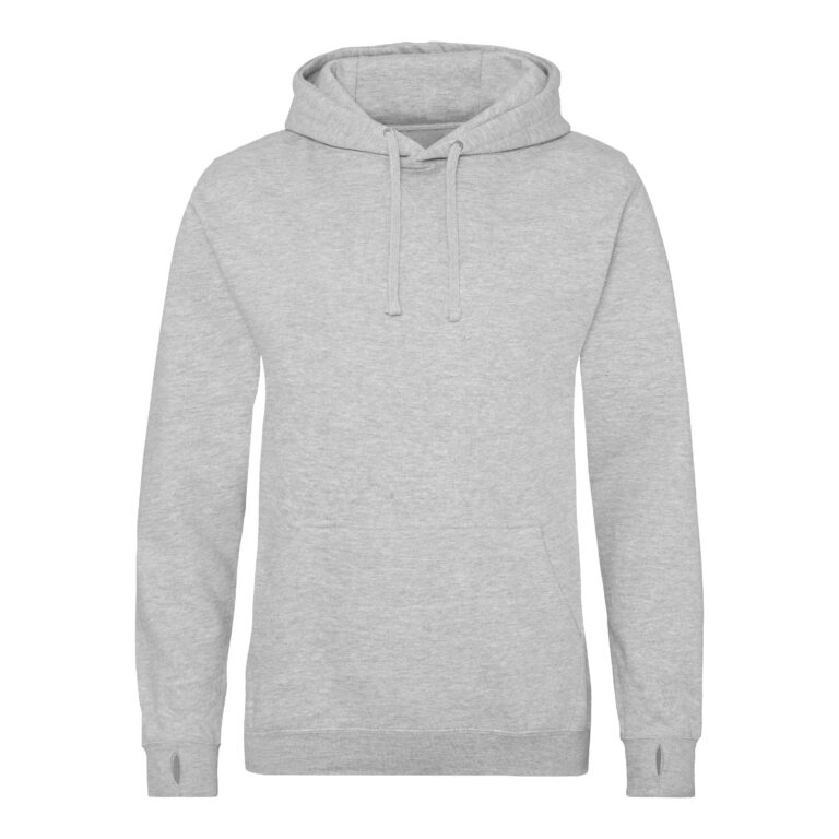 Bluza z kapturem Klasyczna Bawełniana Gruba JH020 - Heather Grey
