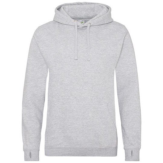 Bluza z kapturem Klasyczna Bawelniana Gruba JH020 - Heather Grey