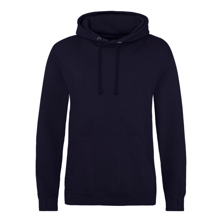 Bluza z kapturem Klasyczna Bawełniana Gruba JH020 - New French Navy