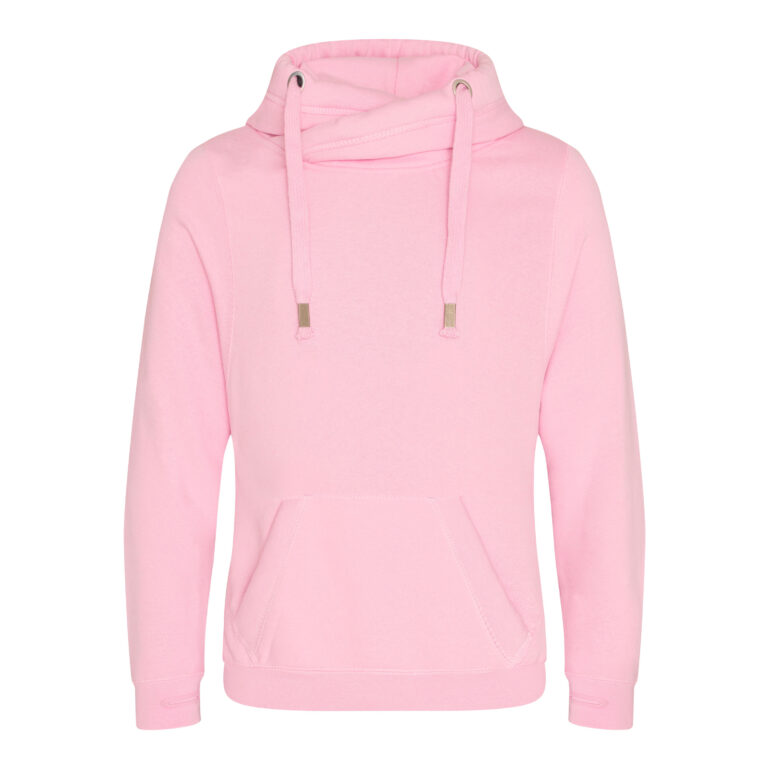 Bluza z Kapturem Klasyczna Bawelniana Gruba JH021 - Baby Pink