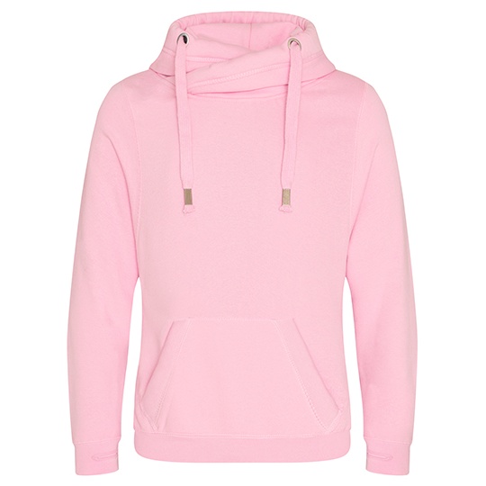 Bluza z Kapturem Klasyczna Bawelniana Gruba JH021 - Baby Pink