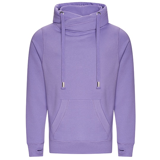 Bluza z Kapturem Klasyczna Bawelniana Gruba JH021 - Digital Lavender