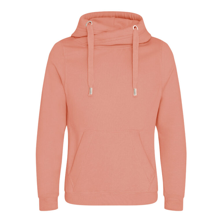 Bluza z Kapturem Klasyczna Bawełniana Gruba JH021 - Dusty Pink