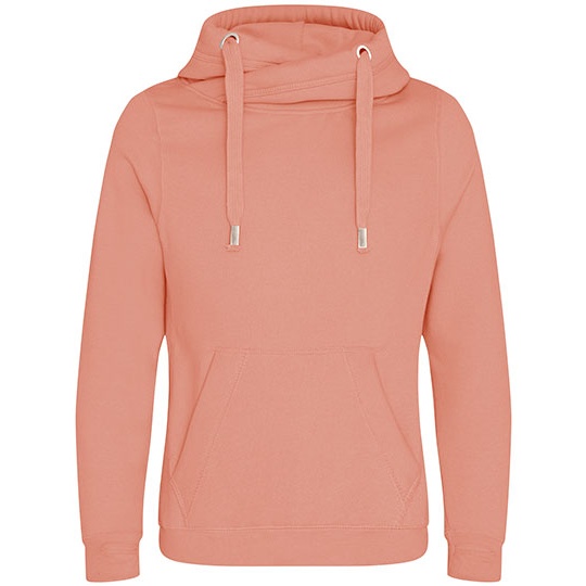 Bluza z Kapturem Klasyczna Bawelniana Gruba JH021 - Dusty Pink