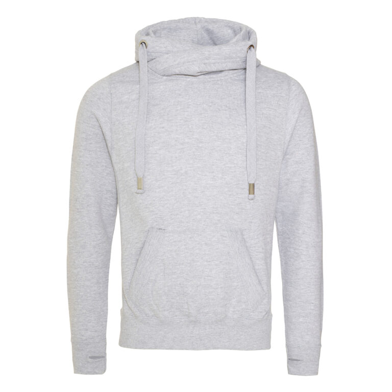 Bluza z Kapturem Klasyczna Bawełniana Gruba JH021 - Heather Grey