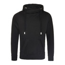 Bluza z Kapturem Klasyczna Bawełniana Gruba JH021 - Jet Black