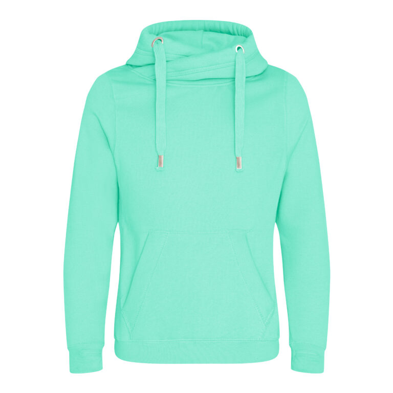 Bluza z Kapturem Klasyczna Bawełniana Gruba JH021 - Peppermint