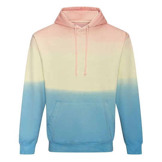 Bluza z Kapturem Tie-Dye Bawelniana Czesana JH022 - Pastel Sunset Dip