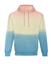 Bluza z Kapturem Tie-Dye Bawełniana Czesana JH022 - Pastel Sunset Dip
