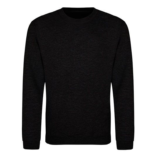 Bluza Klasyczna Bawelniana Czesana JH030 - Black Smoke