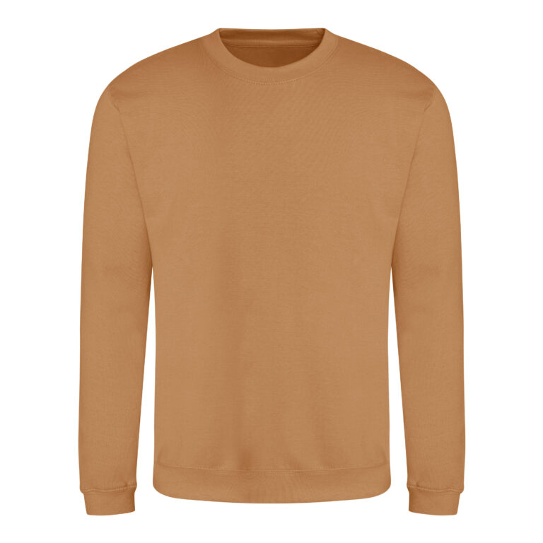 Bluza Klasyczna Bawełniana Czesana JH030 - Caramel Latte
