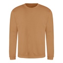 Bluza Klasyczna Bawełniana Czesana JH030 - Caramel Latte