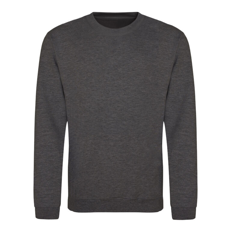 Bluza Klasyczna Bawełniana Czesana JH030 - Charcoal (Heather)