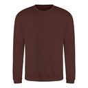 Bluza Klasyczna Bawełniana Czesana JH030 - Chocolate Fudge Brownie