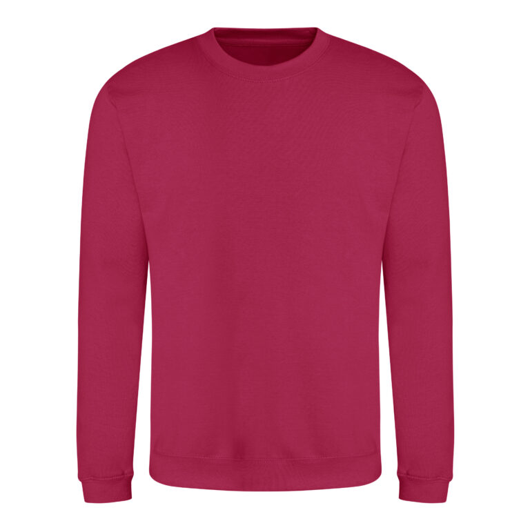 Bluza Klasyczna Bawełniana Czesana JH030 - Cranberry