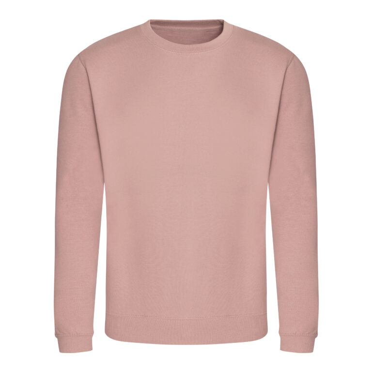 Bluza Klasyczna Bawełniana Czesana JH030 - Dusty Pink