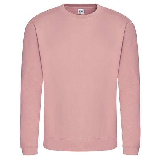Bluza Klasyczna Bawelniana Czesana JH030 - Dusty Pink
