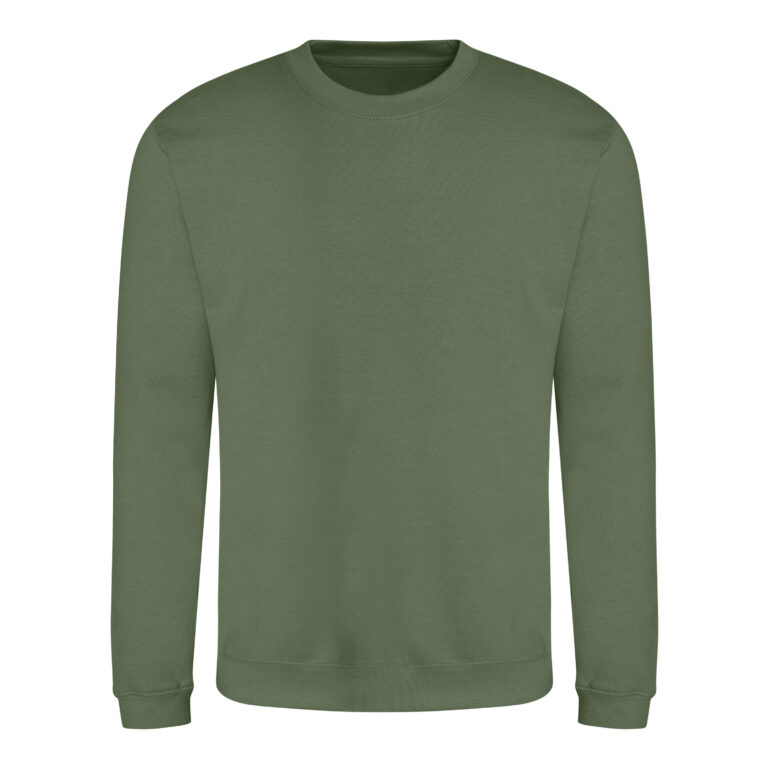 Bluza Klasyczna Bawełniana Czesana JH030 - Earthy Green