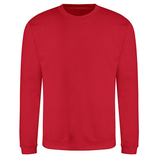 Bluza Klasyczna Bawelniana Czesana JH030 - Fire Red