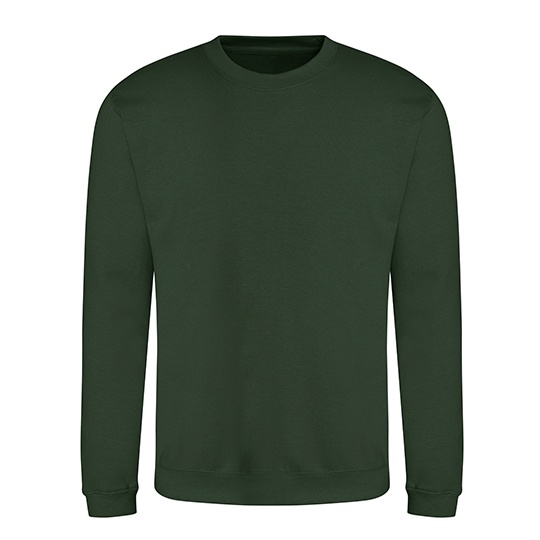 Bluza Klasyczna Bawelniana Czesana JH030 - Forest Green