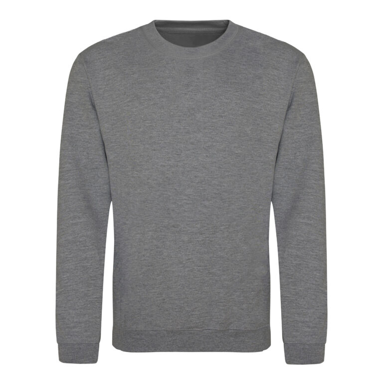 Bluza Klasyczna Bawełniana Czesana JH030 - Graphite Heather