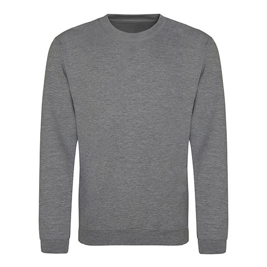Bluza Klasyczna Bawelniana Czesana JH030 - Graphite Heather