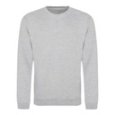 Bluza Klasyczna Bawełniana Czesana JH030 - Heather Grey