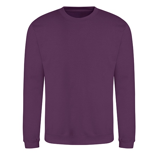 Bluza klasyczna z okrągłym dekoltem JH030 - Plum