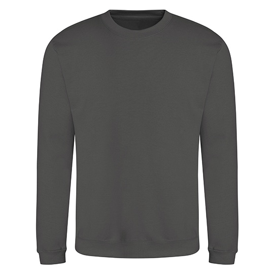 Bluza Klasyczna Bawelniana Czesana JH030 - Steel Grey (Solid)