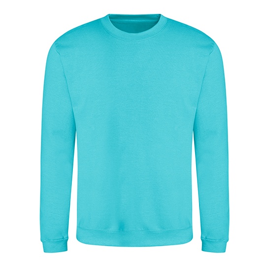 Bluza Klasyczna Bawełniana Czesana JH030 - Turquoise Surf