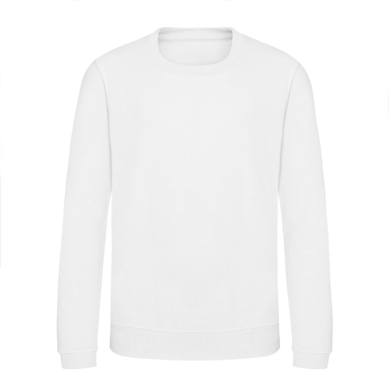 Bluza Dziecięca Bawełniana Czesana JH030K - Arctic White