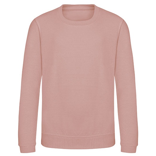 Bluza Dziecięca Bawełniana Czesana JH030K - Dusty Pink