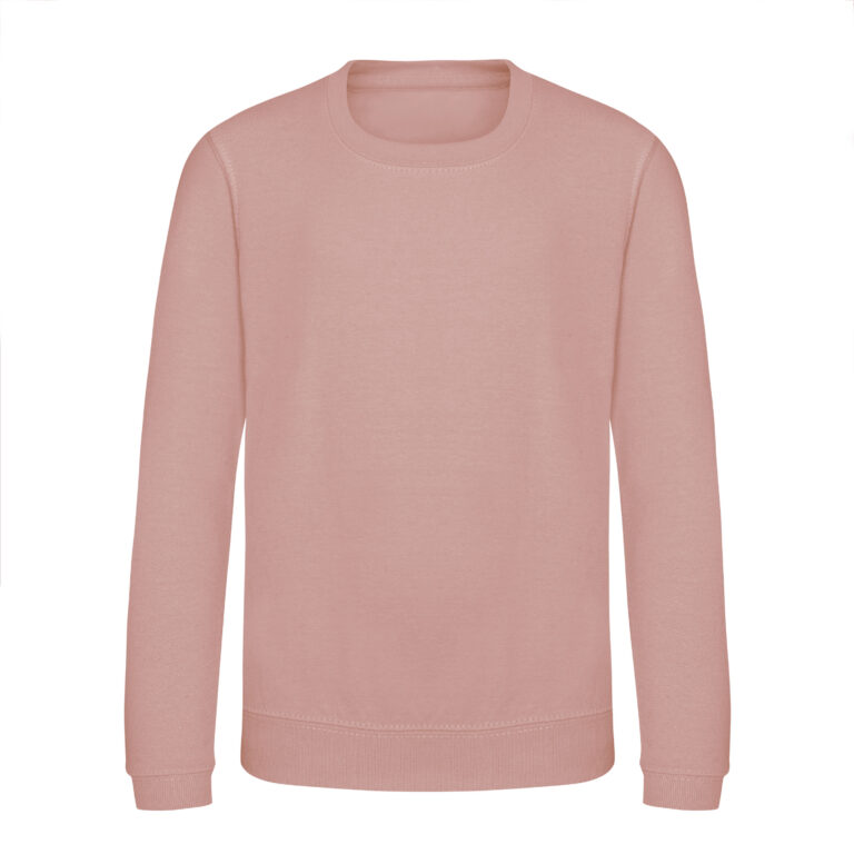 Bluza Dziecięca Bawełniana Czesana JH030K - Dusty Pink