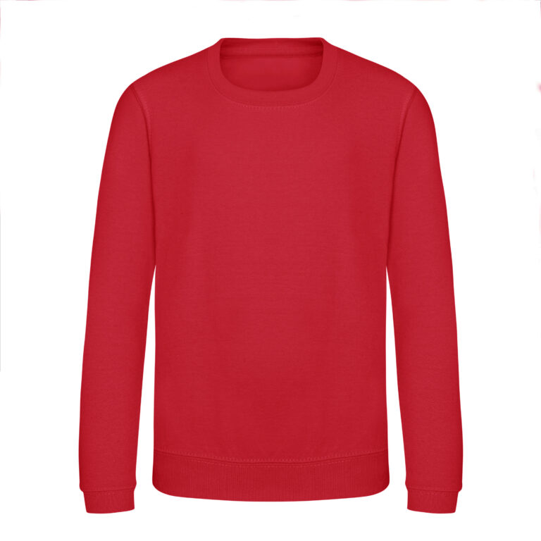 Bluza Dziecięca Bawełniana Czesana JH030K - Fire Red