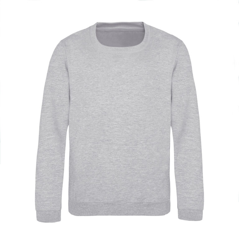 Bluza Dziecięca Bawełniana Czesana JH030K - Heather Grey