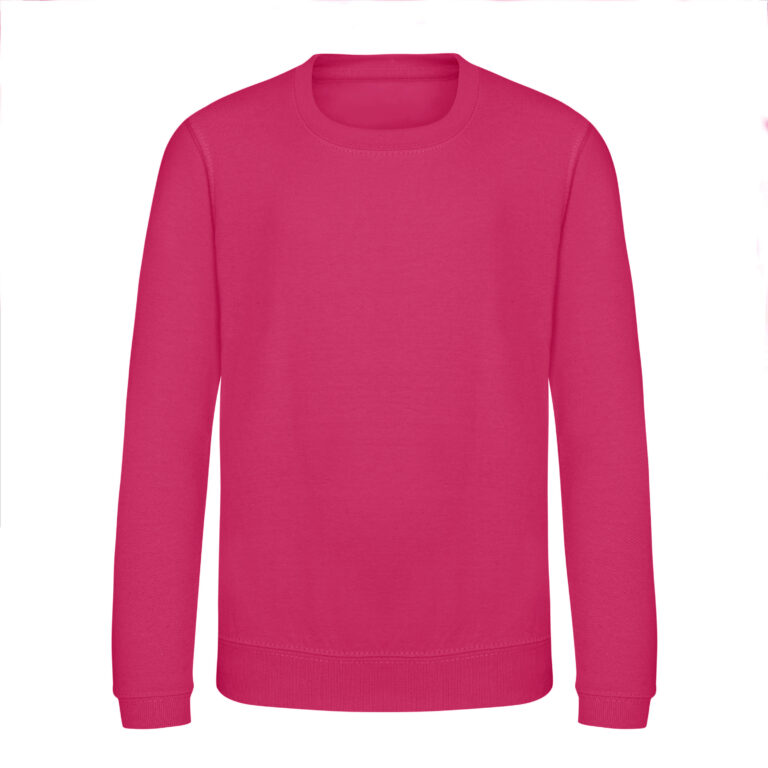 Bluza Dziecięca Bawełniana Czesana JH030K - Hot Pink