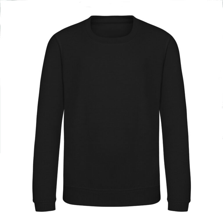 Bluza Dziecięca Bawełniana Czesana JH030K - Jet Black