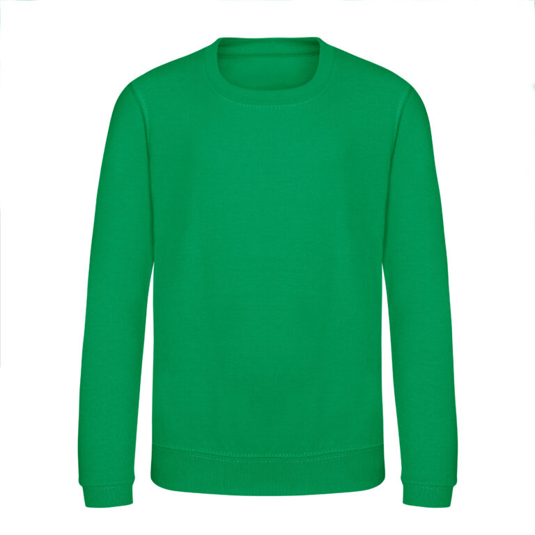 Bluza Dziecięca Bawełniana Czesana JH030K - Kelly Green