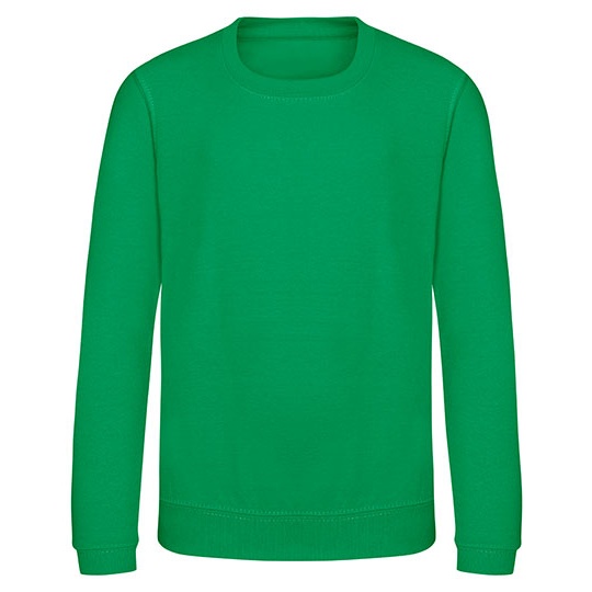 Bluza Dziecieca Bawelniana Czesana JH030K - Kelly Green