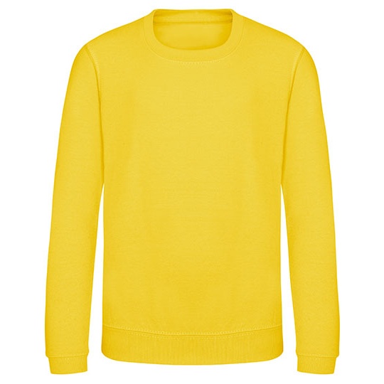Bluza Dziecięca Bawełniana Czesana JH030K - Sun Yellow