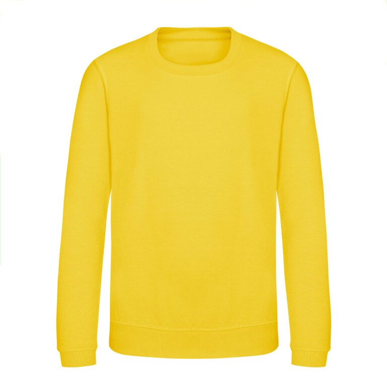 Bluza Dziecięca Bawełniana Czesana JH030K - Sun Yellow