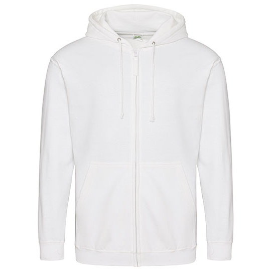 Bluza rozpinana z kapturem JH050 - Arctic White