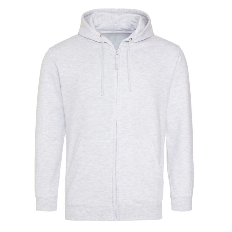 Bluza Rozpinana Klasyczna Bawełniana Czesana JH050 - Ash (Heather)