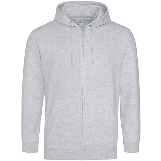 Bluza Rozpinana Klasyczna Bawelniana Czesana JH050 - Ash (Heather)