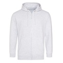 Bluza Rozpinana Klasyczna Bawełniana Czesana JH050 - Ash (Heather)