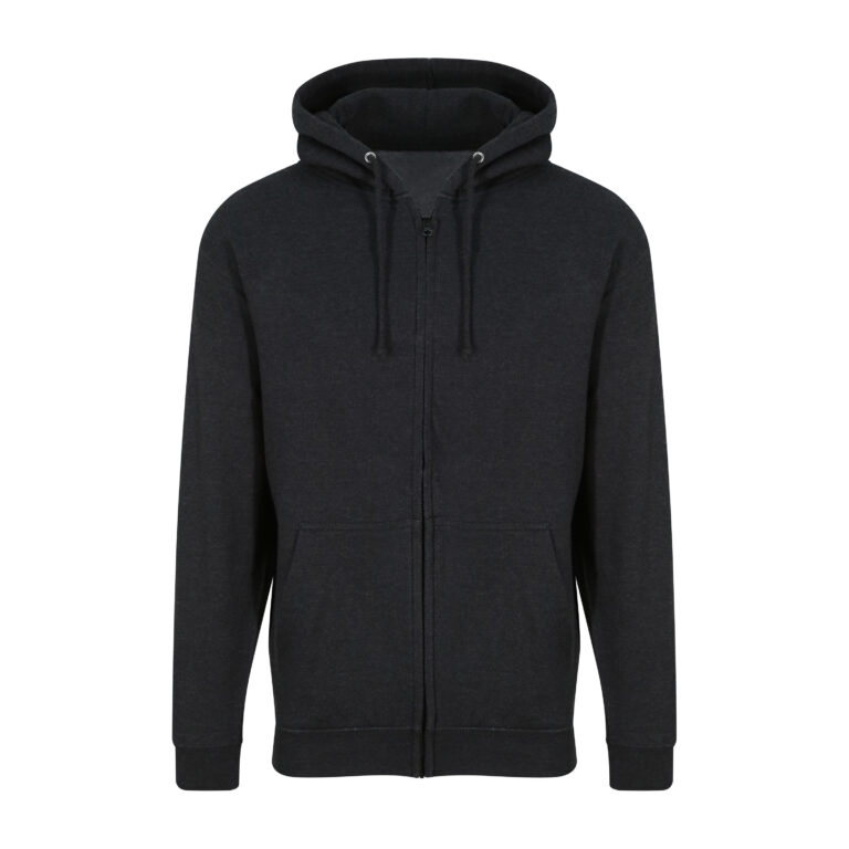 Bluza Rozpinana Klasyczna Bawełniana Czesana JH050 - Black Smoke