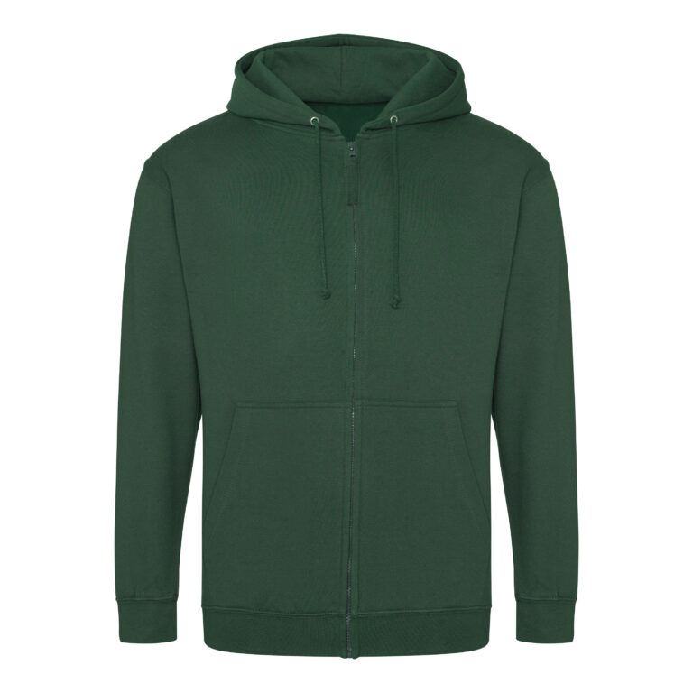 Bluza Rozpinana Klasyczna Bawełniana Czesana JH050 - Bottle Green