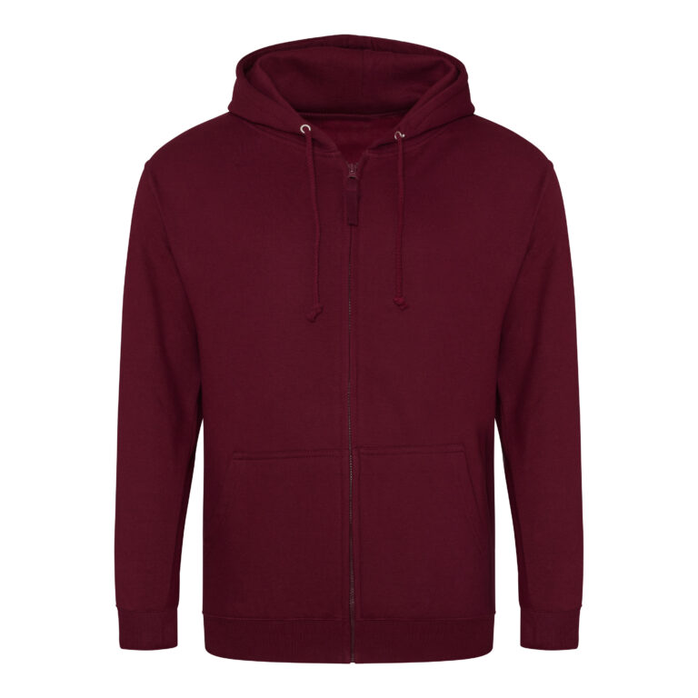 Bluza Rozpinana Klasyczna Bawełniana Czesana JH050 - Burgundy