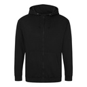 Bluza Rozpinana Klasyczna Bawełniana Czesana JH050 - Deep Black