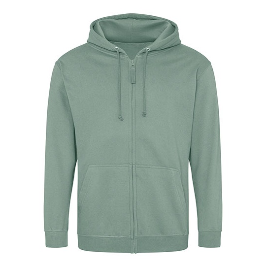 Bluza Rozpinana Klasyczna Bawelniana Czesana JH050 - Dusty Green